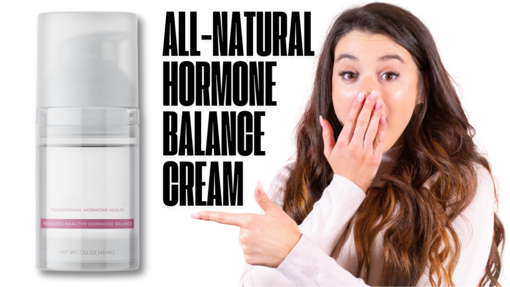 Affiliate Marketers, this on is for you: All Natural Hormone Balance Cream for the masses without prescription